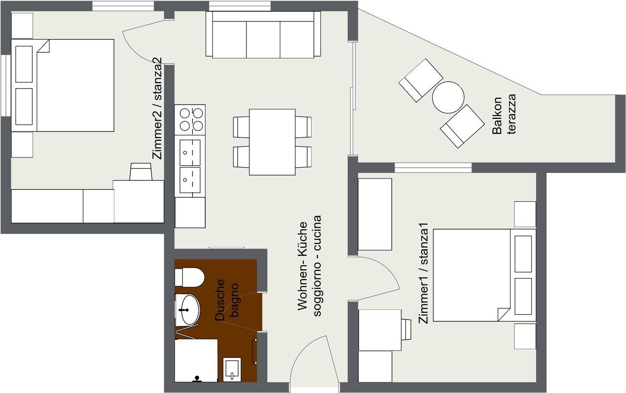 Apartments Bachmann Сан-Кандидо Экстерьер фото